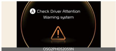 KIA Niro SG2 (2021) - Dysfonctionnement de l'avertisseur d'attention du conducteur - 1
