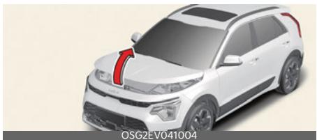 KIA Niro SG2 (2021) - Ouverture du capot - 2