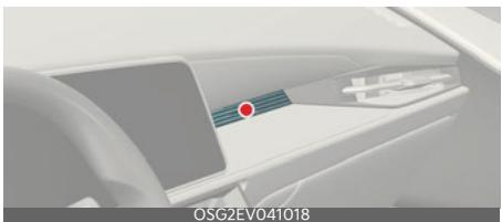 KIA Niro SG2 (2021) - Éclairage d'ambiance (selon l'équipement) - 1