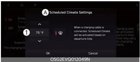 KIA Niro SG2 (2021) - Paramètres de la climatisation programmée - 1