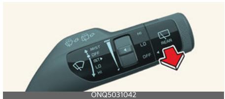 KIA Niro SG2 (2021) - Utilisation du lave-glace du pare-brise - 1
