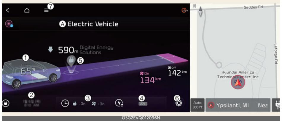 KIA Niro SG2 (2021) - Écran du mode EV - 1