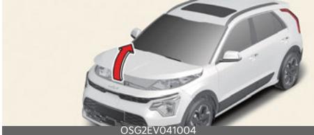 KIA Niro SG2 (2021) - Avertissement de capot ouvert - 2