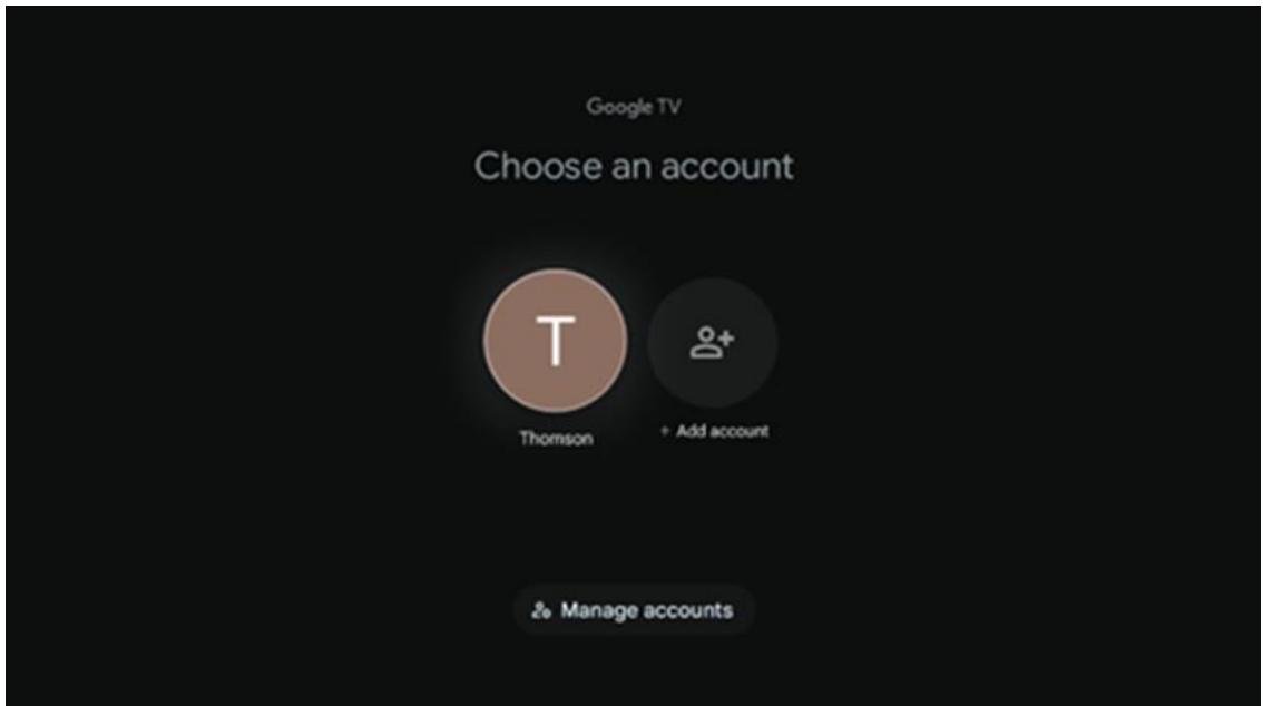 THOMSON 150GOCAST - Compte Google - 1