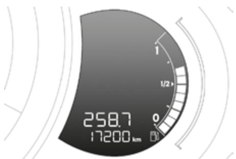 DS Automobiles DS3 Phase 2 (2014-2016) - Indicateur d'entretien - 1