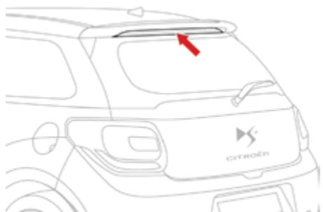 DS Automobiles DS3 Phase 2 (2014-2016) - Changement du troisième feu de stop (4 lampes W5W) - 1