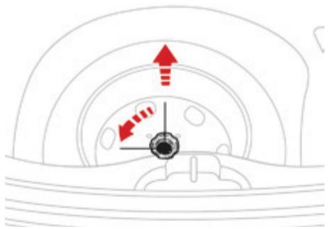 DS Automobiles DS3 Phase 2 (2014-2016) - Fixation de la roue de secours de type "galette" - 1