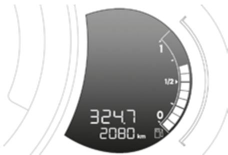 DS Automobiles DS3 Phase 2 (2014-2016) - Compteurs kilométriques - 1