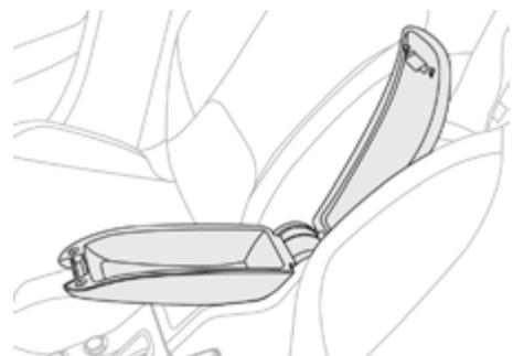 DS Automobiles DS3 Phase 2 (2014-2016) - Accoudoir central - 1