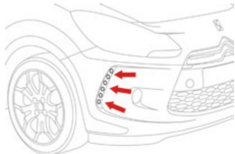 DS Automobiles DS3 Phase 2 (2014-2016) - Changement des projecteurs antibrouillard - 2