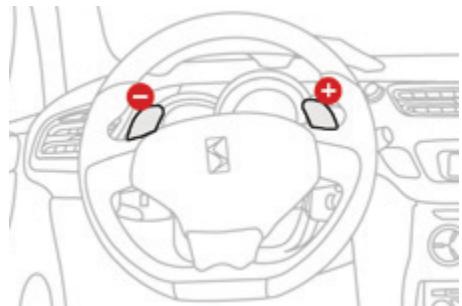 DS Automobiles DS3 Phase 2 (2014-2016) - Commandes sous-volant - 1