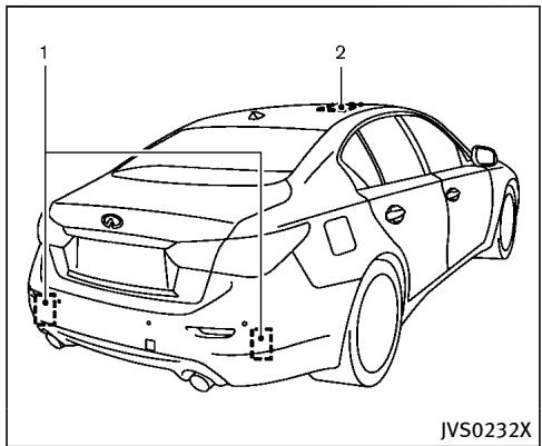 INFINITI Q50 (2016) - AVERTISSEMENT - 1