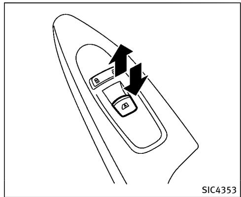 INFINITI Q50 (2016) - Verrouillage de la vitre côté passager - 1