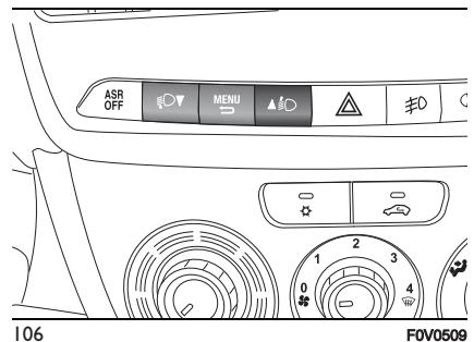 FIAT Doblo 2 Phase 2 (2015-2022) - Boutons de commande - 1