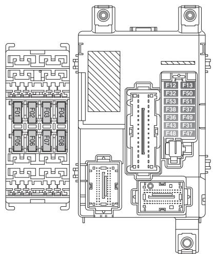 FIAT Doblo 2 Phase 2 (2015-2022) - Centrales d'habitacle - 4