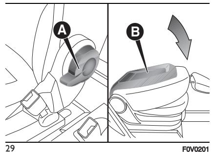 FIAT Doblo 2 Phase 2 (2015-2022) - Siège rabattable avec tablette - 2