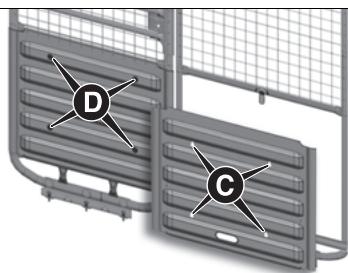 FIAT Doblo 2 Phase 2 (2015-2022) - Cloison de séparation avec GRILLE complète - 3