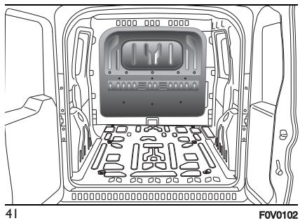 FIAT Doblo 2 Phase 2 (2015-2022) - Cloison FIXE à plaques - 1