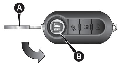 FIAT Doblo 2 Phase 2 (2015-2022) - Clé avec telecommande - 1