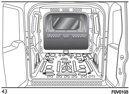FIAT Doblo 2 Phase 2 (2015-2022) - Cloison FIXE vitrée - 1
