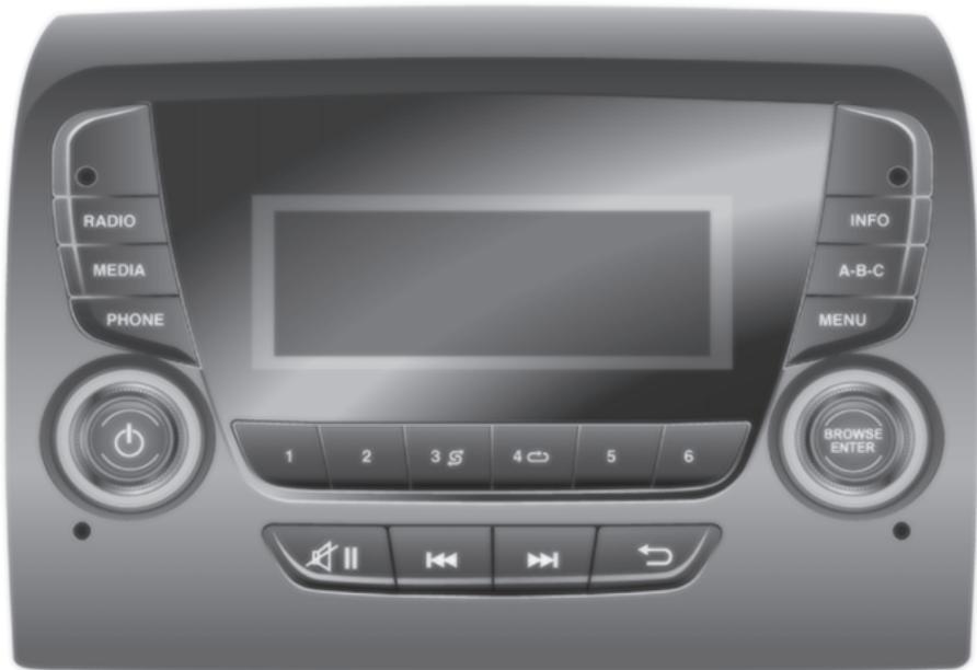 FIAT Doblo 2 Phase 2 (2015-2022) - Commandes sur la façade - 1