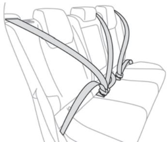 PEUGEOT 408 (2022) - Ceintures de sécurité arrière - 1