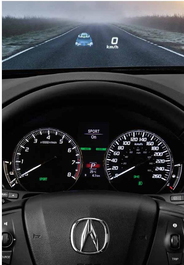 Acura RLX (2017) - SYSTÉME D'AFFICHAGE TÉTE HAUTE - 3