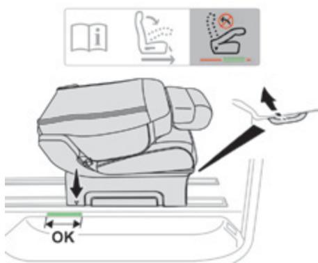 PEUGEOT Traveller (2016-2023) - Replacing the dossier en position redressée (entre les repères) - 1
