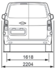 PEUGEOT Traveller (2016-2023) - Dimensions (en mm) - 2