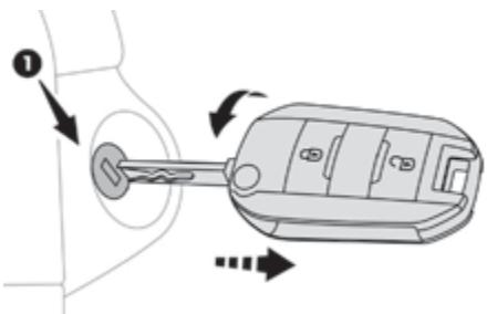 PEUGEOT Traveller (2016-2023) - Arrêt avec la clé - 1