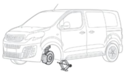 PEUGEOT Traveller (2016-2023) - Montage de la roue - 1