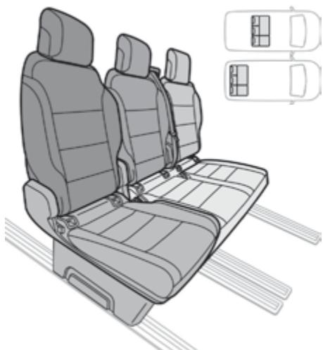 PEUGEOT Traveller (2016-2023) - Siège et banquette arrière sur rails - 1