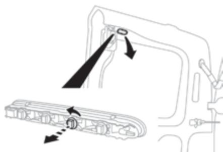 PEUGEOT Traveller (2016-2023) - Troisième feu de stop (portes battantes) - 2