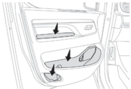 PEUGEOT Traveller (2016-2023) - Bacs de rangement porte avant - 1