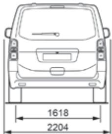 PEUGEOT Traveller (2016-2023) - Dimensions (en mm) - 3