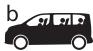 PEUGEOT Traveller (2016-2023) - Emplacement des sièges enfants attachés avec la ceinture de sécurité - 2