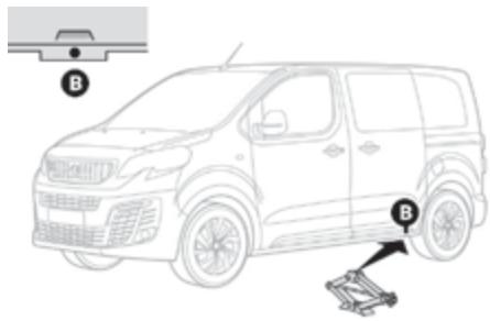 PEUGEOT Traveller (2016-2023) - Accès à la roue de secours - 2