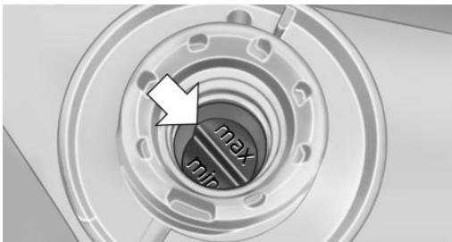 BMW Série 4 (2017-2020) - Contrôler le niveau de liquide de refroidissement dans la tubulure de remplissage - 2