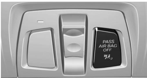 BMW Série 4 (2017-2020) - Témoin des airbags du passager avant - 1