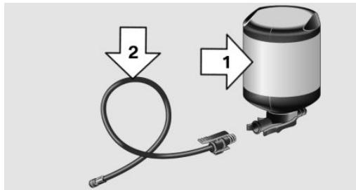 BMW Série 4 (2017-2020) - Réserveir de produit d'étanchéité - 1