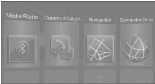 BMW Série 4 (2017-2020) - Selection d'une option de menu - 1