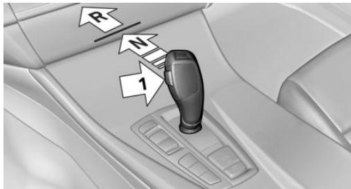 BMW Série 4 (2017-2020) - Placer le levier sélecteur en position N - 1