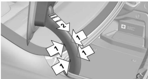 BMW Série 4 (2017-2020) - Accès aux feuels - 2
