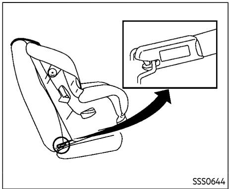 INFINITI Q70 (2019) - Sangles d'attache d'extension LATCH - 1