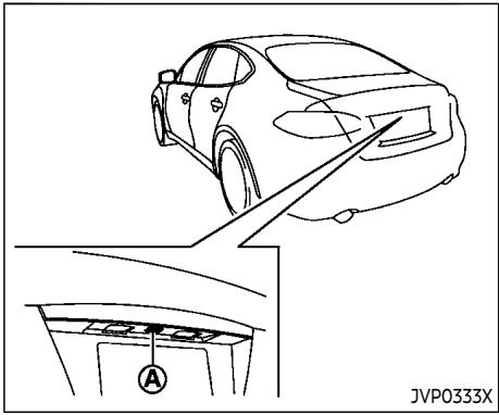 INFINITI Q70 (2019) - Déverrouillage des portières et de la trappe du réservoir de carburant - 2