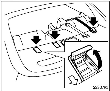 INFINITI Q70 (2019) - Sangles d'attache d'extension LATCH - 2