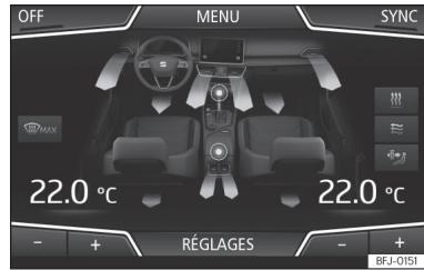 SEAT Tarraco (2018) - Fonctionnement du Climatronic via le système Easy Connect* - 1