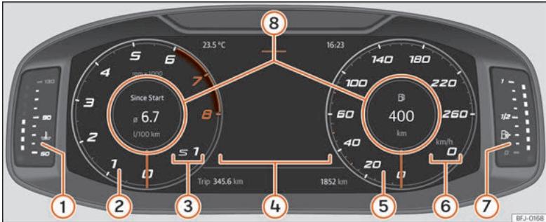 SEAT Tarraco (2018) - Tableau de bord numérique (SEAT Digital Cockpit) - 1