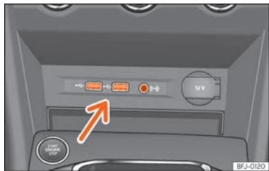 SEAT Tarraco (2018) - Entrée USB/AUX-IN - 1