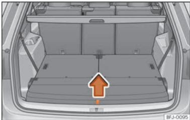 SEAT Tarraco (2018) - Plancher du coffre à bagages (vehicule de 7 places) - 1